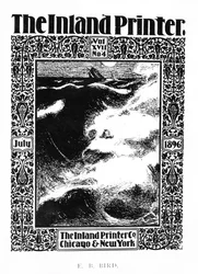 Titelblatt von The Inland Printer, Juli 1896